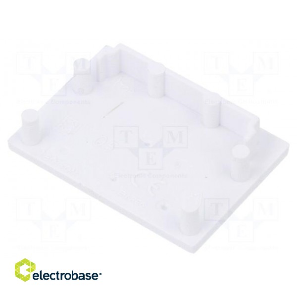 Cap for LED profiles | white | ABS | Application: VARIO30-05 | Pcs: 2 image 2