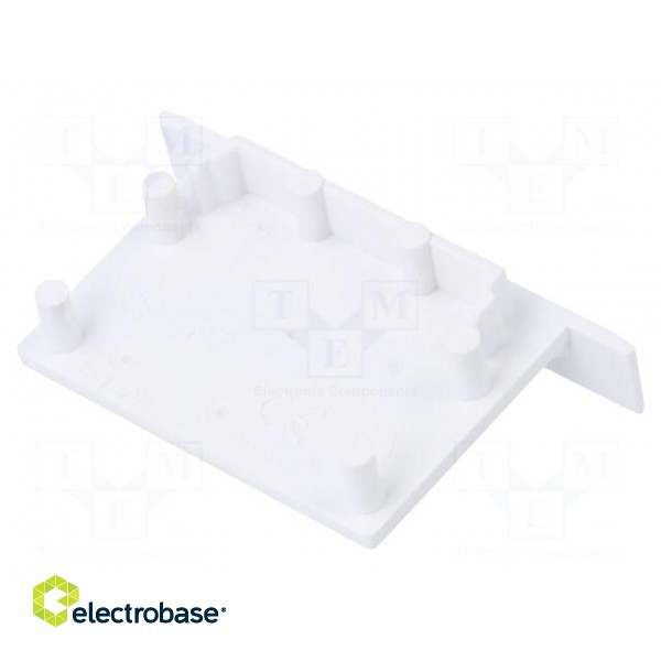 Cap for LED profiles | white | ABS | Application: VARIO30-07 | Pcs: 2 image 2