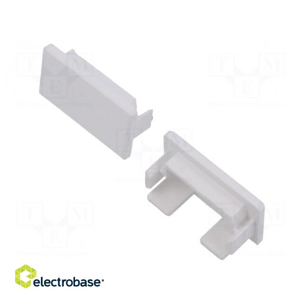 Cap for LED profiles | white | GIZA-LL,GIZA-LL-T,GIZA-LL-UST