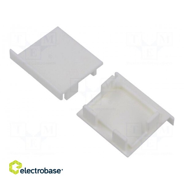 Cap for LED profiles | white | LOKOM