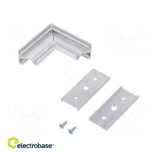 Connector 90° | white | aluminium | Application: CORNER14 image 2