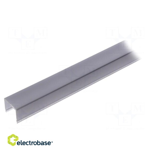 Cover for LED profiles | black | 1m | G22S | push-in image 1