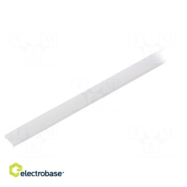 Cover for LED profiles | white | 1m | KA-11 | push-in paveikslėlis 1