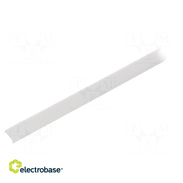 Cover for LED profiles | white | 1m | KA-T-11 | push-in paveikslėlis 1