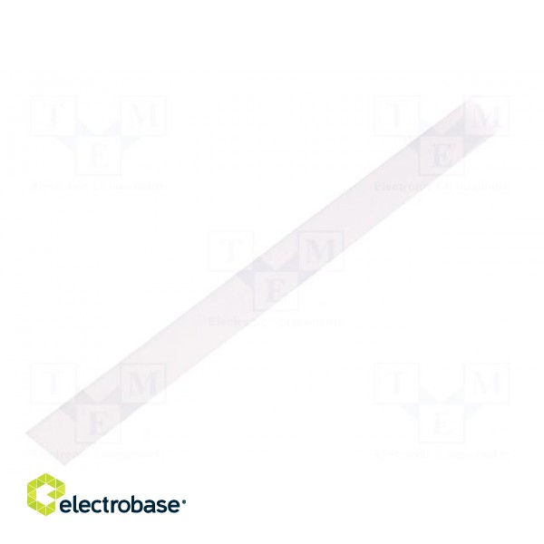 Cover for LED profiles | white | 1m | Kind of shutter: B | slide