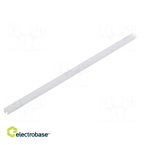 Cover for LED profiles | white | 1m | Application: HI8 | V: C1 | push-in image 2