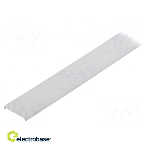 Cover for LED profiles | white | 1m | V: C9 | push-in фото 2