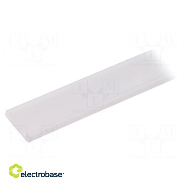 Cover for LED profiles | white | 1m | Kind of shutter: F | push-in image 1