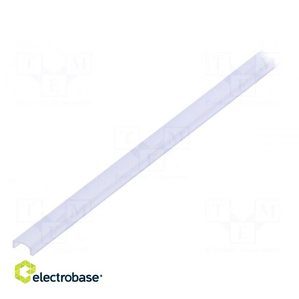 Cover for LED profiles | white | 1m | Application: PEN8 | V: I | push-in фото 2