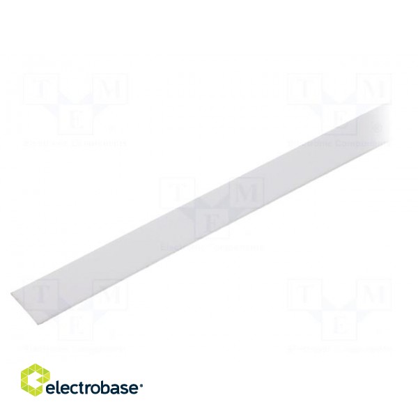 Cover for LED profiles | white | 2m | Kind of shutter: B | slide