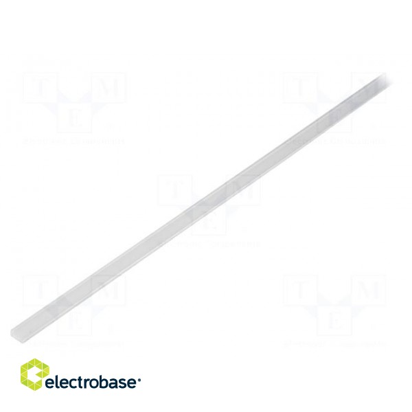 Cover for LED profiles | white | 2m | Kind of shutter: C2 | push-in image 1