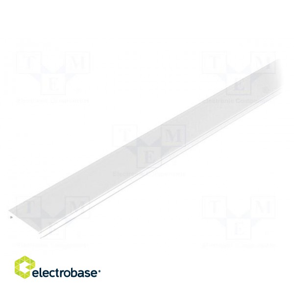 Cover for LED profiles | white | 2m | Kind of shutter: C2 | push-in paveikslėlis 2
