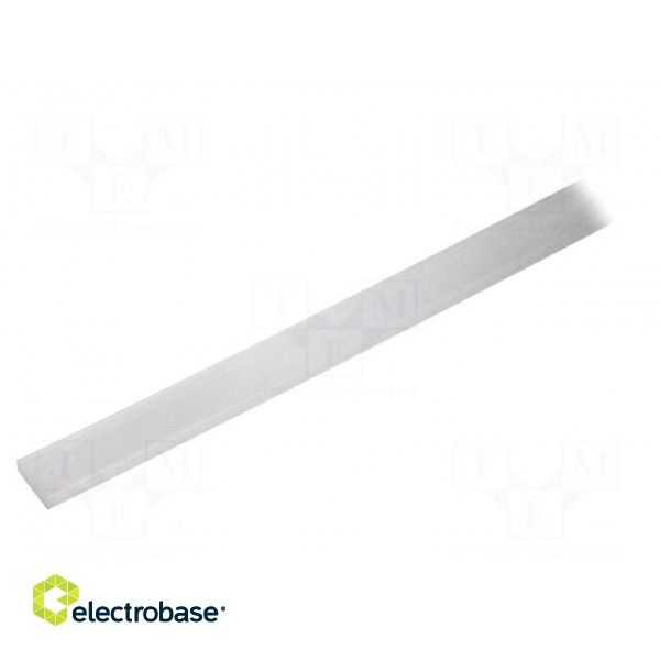 Cover for LED profiles | white | 2m | V: C | push-in фото 1