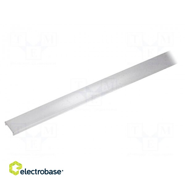 Cover for LED profiles | white | 2m | V: C | push-in фото 2