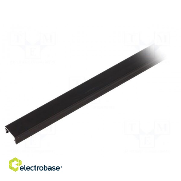 Profiles for LED modules | black | L: 1m | SLIM8 | aluminium | surface image 2