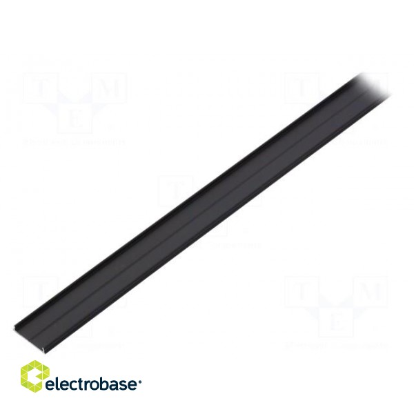 Profiles for LED modules | black | L: 1m | FIX16 | aluminium | surface image 1
