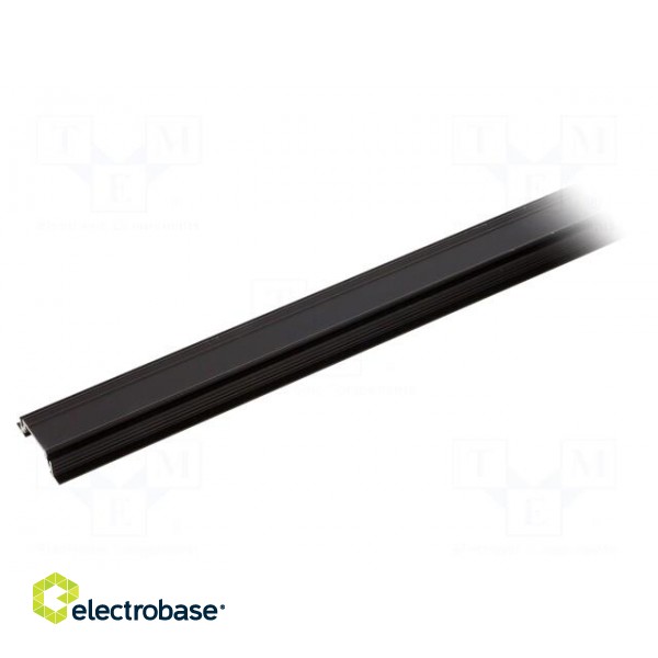 Profiles for LED modules | recessed | black | L: 2m | aluminium image 2