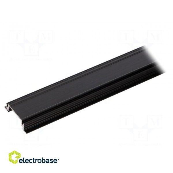 Profiles for LED modules | recessed | black | L: 2m | aluminium image 2