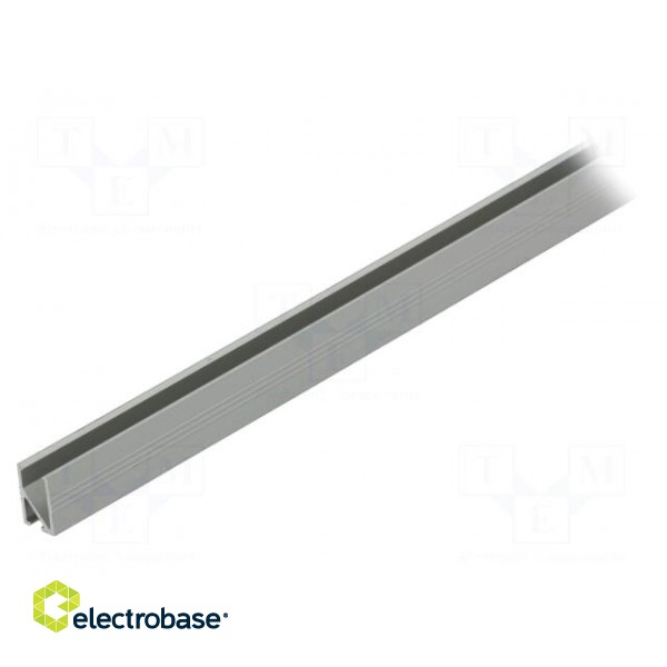 Profiles for LED modules | recessed | natural | L: 1m | aluminium paveikslėlis 1