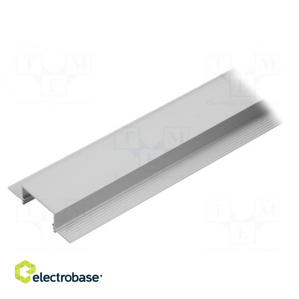 Profiles for LED modules | natural | L: 2m | VARIO30-04 | aluminium image 2