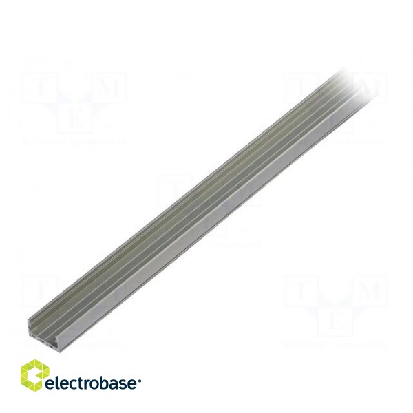 Profiles for LED modules | silver | L: 1m | GIZA-LL | aluminium image 1