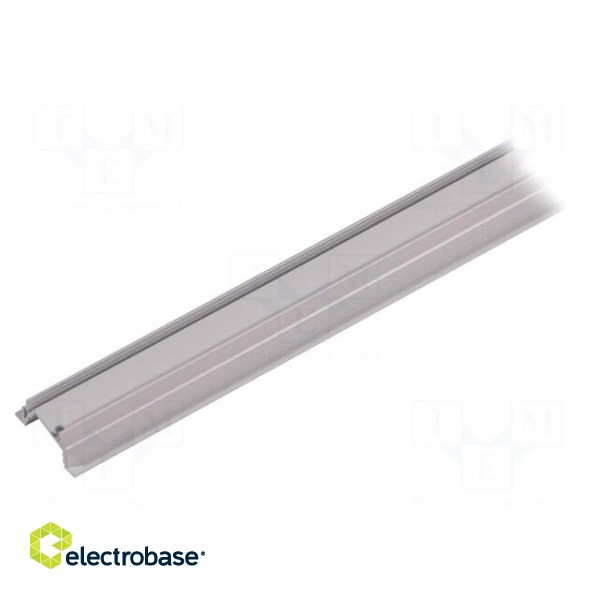 Profiles for LED modules | white | 1m | DIAGONAL14 | aluminium image 1