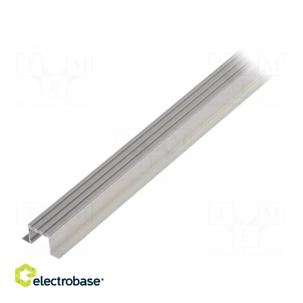 Profiles for LED modules | white | 1m | LARKO | aluminium | varnished фото 2