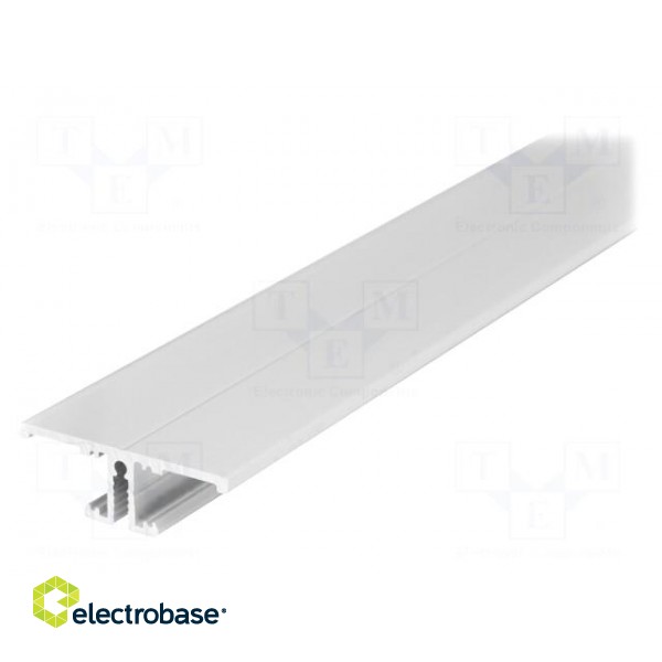 Profiles for LED modules | white | L: 2m | BACK10 | aluminium