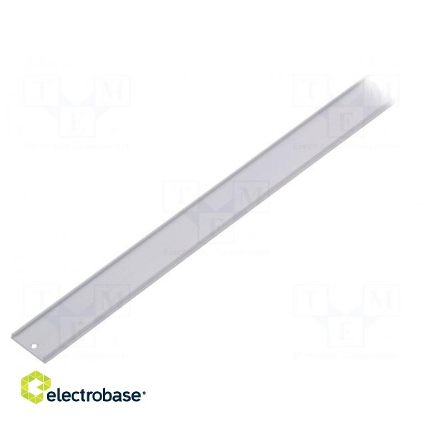 Profiles for LED modules | surface | white | L: 1m | aluminium paveikslėlis 1