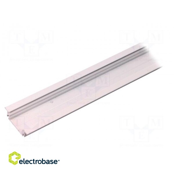 Profiles for LED modules | recessed | white | L: 1m | aluminium image 1
