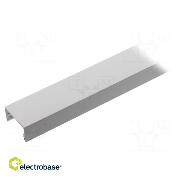 Profiles for LED modules | white | L: 1m | LOWI | aluminium | surface фото 3