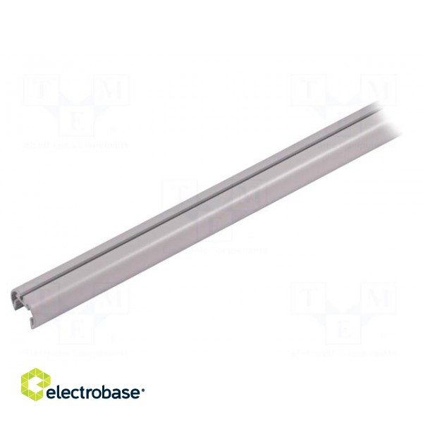 Profiles for LED modules | white | L: 1m | PEN12 | aluminium | oval image 1