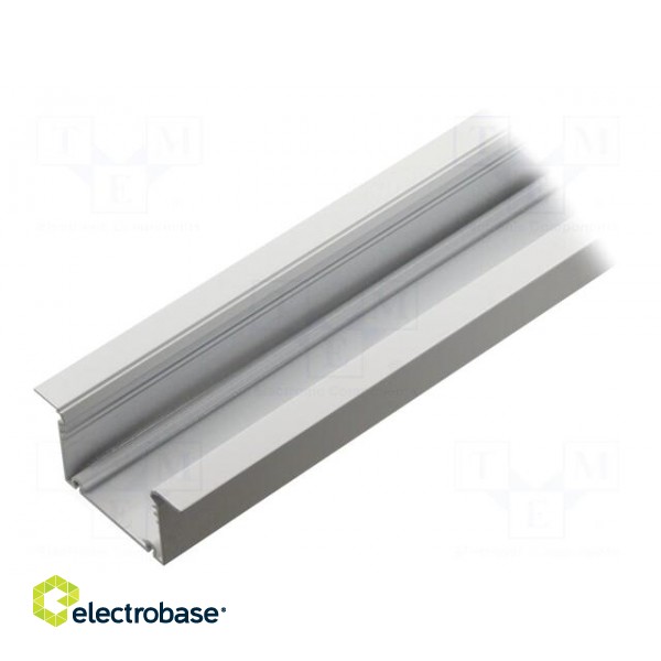 Profiles for LED modules | white | L: 1m | PHIL | aluminium | recessed фото 1