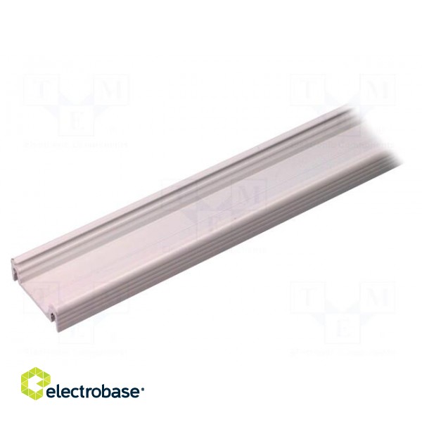 Profiles for LED modules | surface | white | L: 2m | aluminium image 1