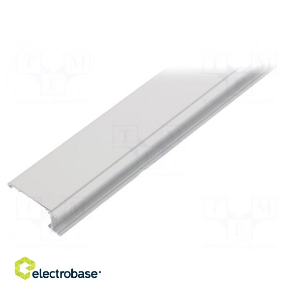 Profiles for LED modules | white | L: 1m | WALLE12 | aluminium image 2