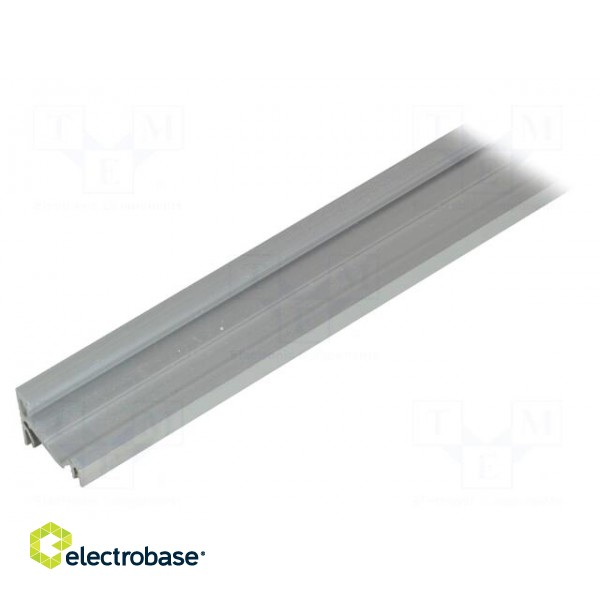 Profiles for LED modules | angular | white | L: 2m | aluminium | 30/60° image 1