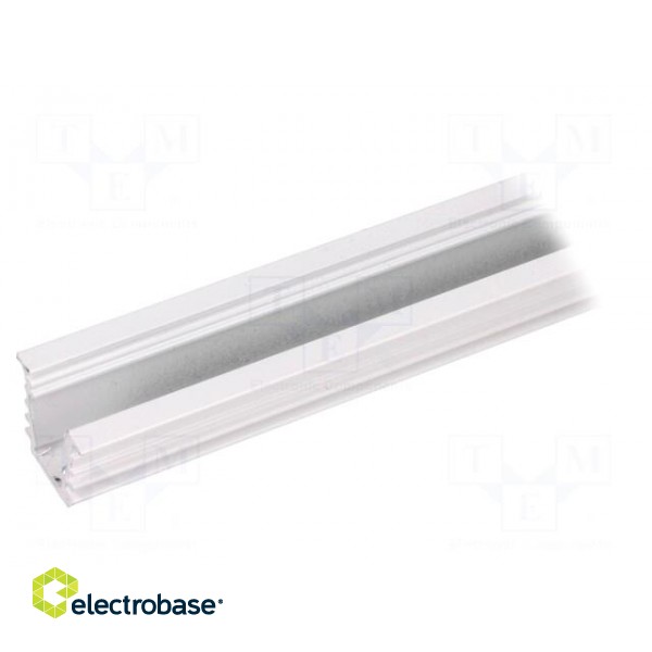 Profiles for LED modules | recessed | white | L: 2m | aluminium paveikslėlis 1