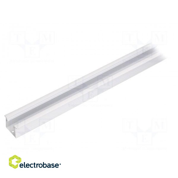 Profiles for LED modules | white | L: 2m | LINEA-IN20 | aluminium image 1