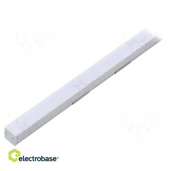 Profiles for LED modules | white | natural | L: 1m | FLOOR12 | recessed image 1