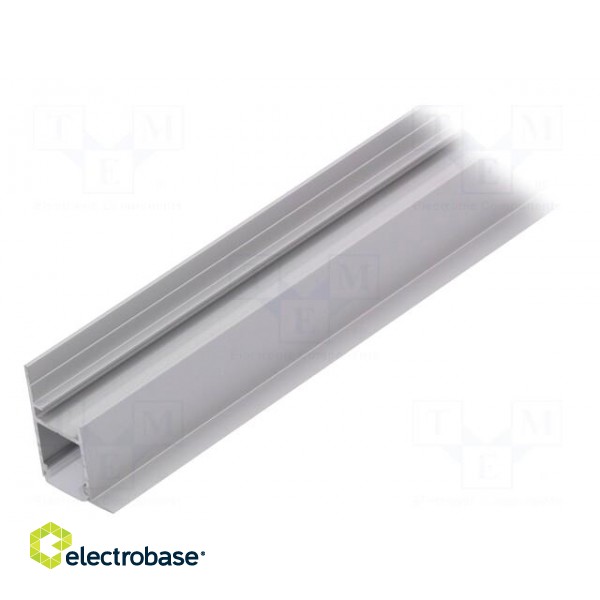 Profiles for LED modules | white | recessed | natural | L: 1m image 3