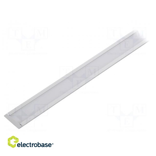 Profiles for LED modules | white | recessed | natural | L: 1m image 1