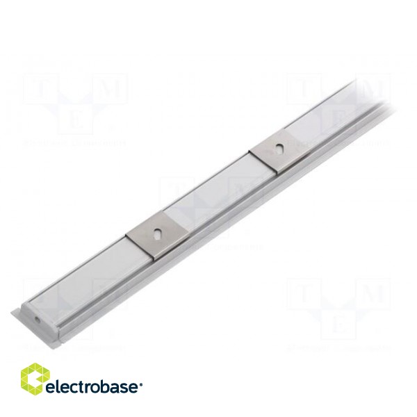 Profiles for LED modules | white | recessed | natural | L: 1m image 2