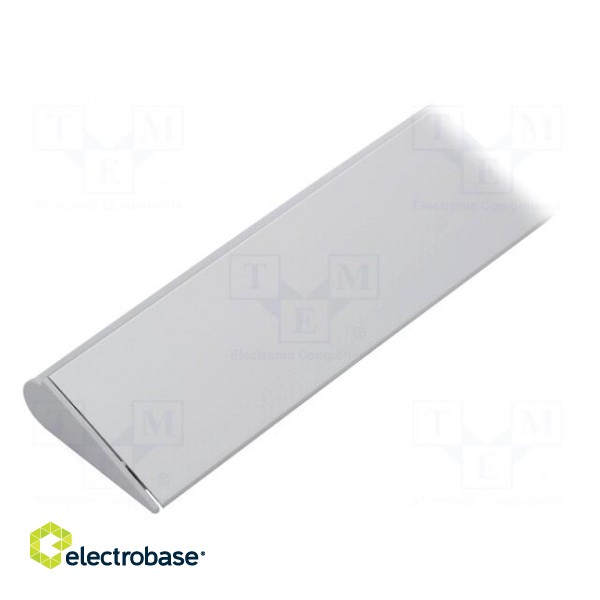 Profiles for LED modules | white | surface | natural | L: 1m | anodized image 2