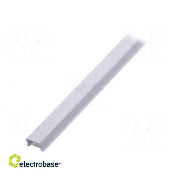 Profiles for LED modules | white | white | L: 1m | aluminium | recessed image 2