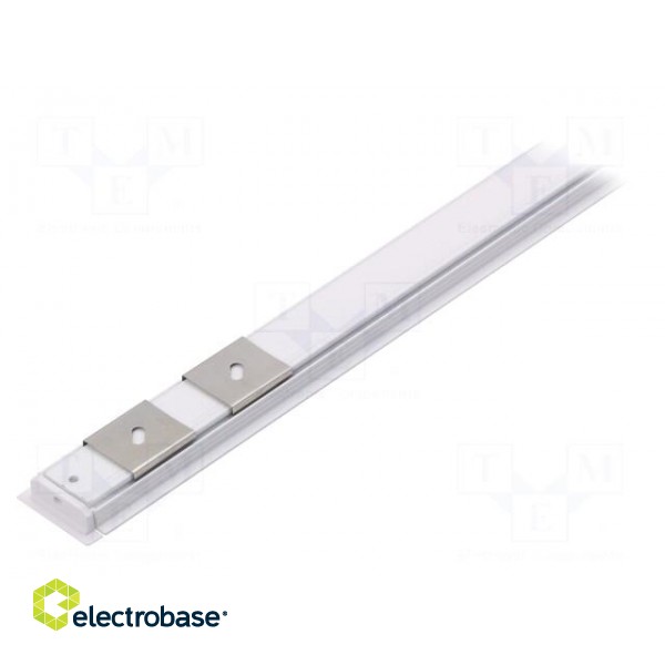 Profiles for LED modules | white | recessed | white | L: 1m | aluminium image 2