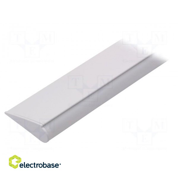 Profiles for LED modules | white | white | L: 1m | WALLE12 | aluminium image 1