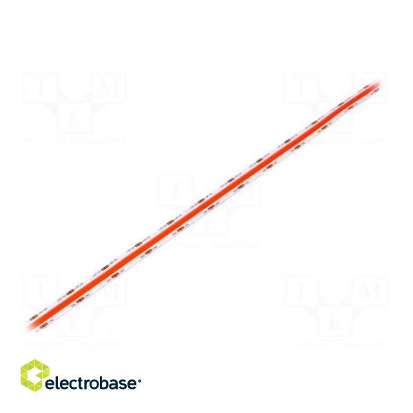 COB LED tape | red | 12V | LED/m: 528 | 10mm | IP20 | 10W/m | CRImin: 80