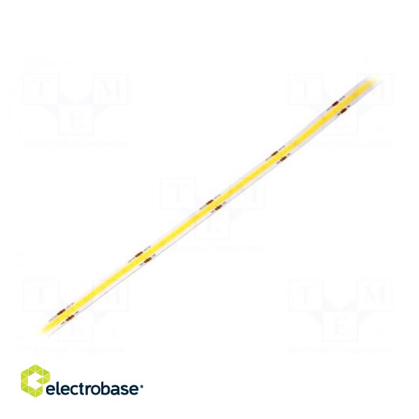 COB LED tape | white cold | 12V | LED/m: 320 | 8mm | IP20 | 8W/m | bendable