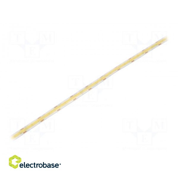 COB LED tape | white cold | 12V | LED/m: 480 | 8mm | IP65 | 8W/m | bendable