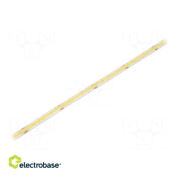 COB LED tape | white cold | 24V | LED/m: 320 | 8mm | IP65 | 8W/m | bendable